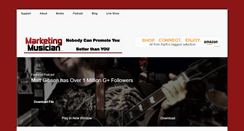 Desktop Screenshot of marketingmusician.com